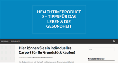 Desktop Screenshot of healthtimeproducts.com